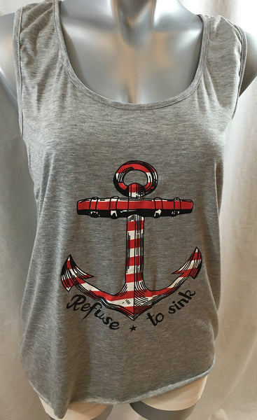 Anchor refuse to sink tank top