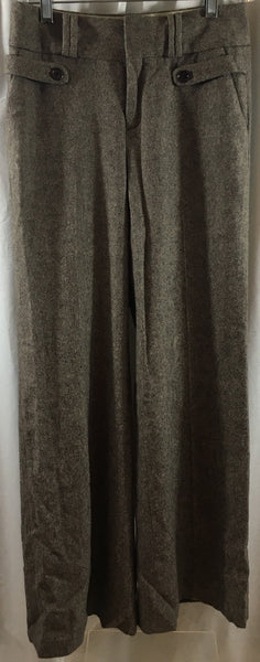 BANANA REPUBLIC Brown Tweed Pants sz 0